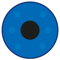 Blaue Augenfarbe